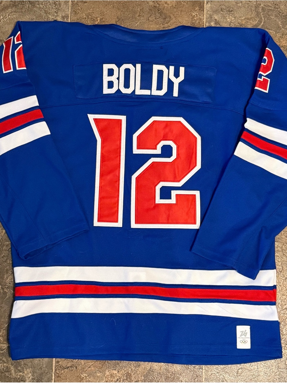 MATTHEW BOLDY USA HOCKEY JERSEY